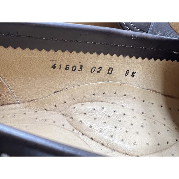 NEW! SANTONI Brown Leather Handsewn Moc Toe Tassel Loafers US 8.5 Made in Italy - Picture 13 of 13